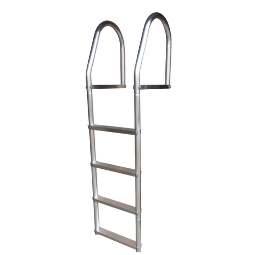 Dock Edge Fixed Eco - Weld Free Aluminum 4-Step Dock Ladder [DE2074F]