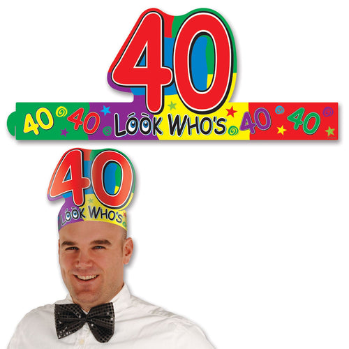 Beistle Look Who's 40 Headband - Birthday-Age Specific | Party Supply