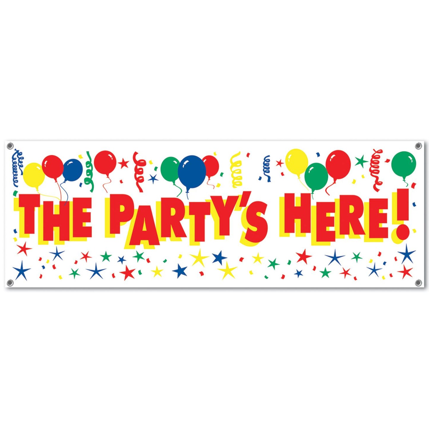 Beistle The Party's Here! Sign Banner - General Occasion | Party Supply