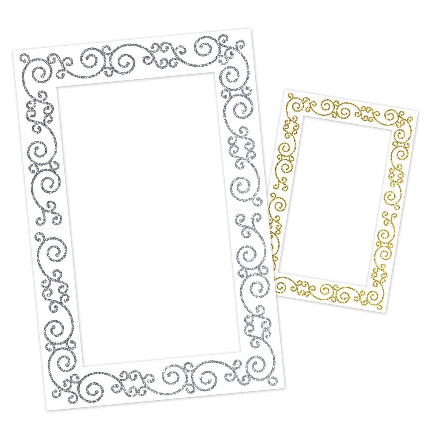 Beistle Glittered Photo Fun Frame - Party Supply Decoration for Wedding