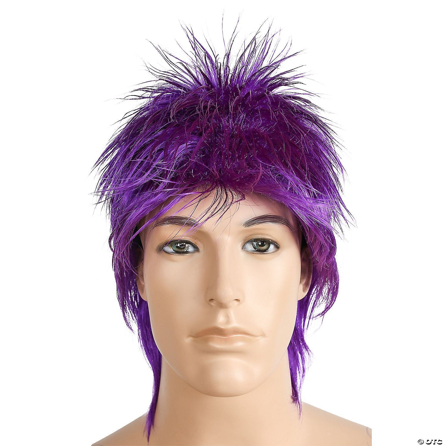Mens Dark Purple Rod Wig | Purple-Dark