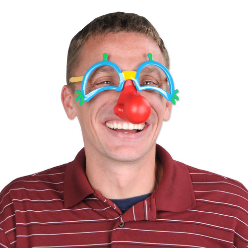 Beistle Clown Glasses with Nose - Circus | Party Supply | Decoration