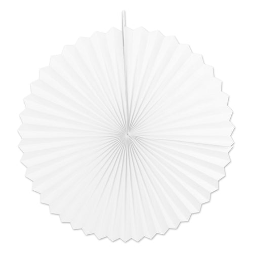 Beistle White Jumbo Accordion Paper Fans - General Occasion | Party Supply