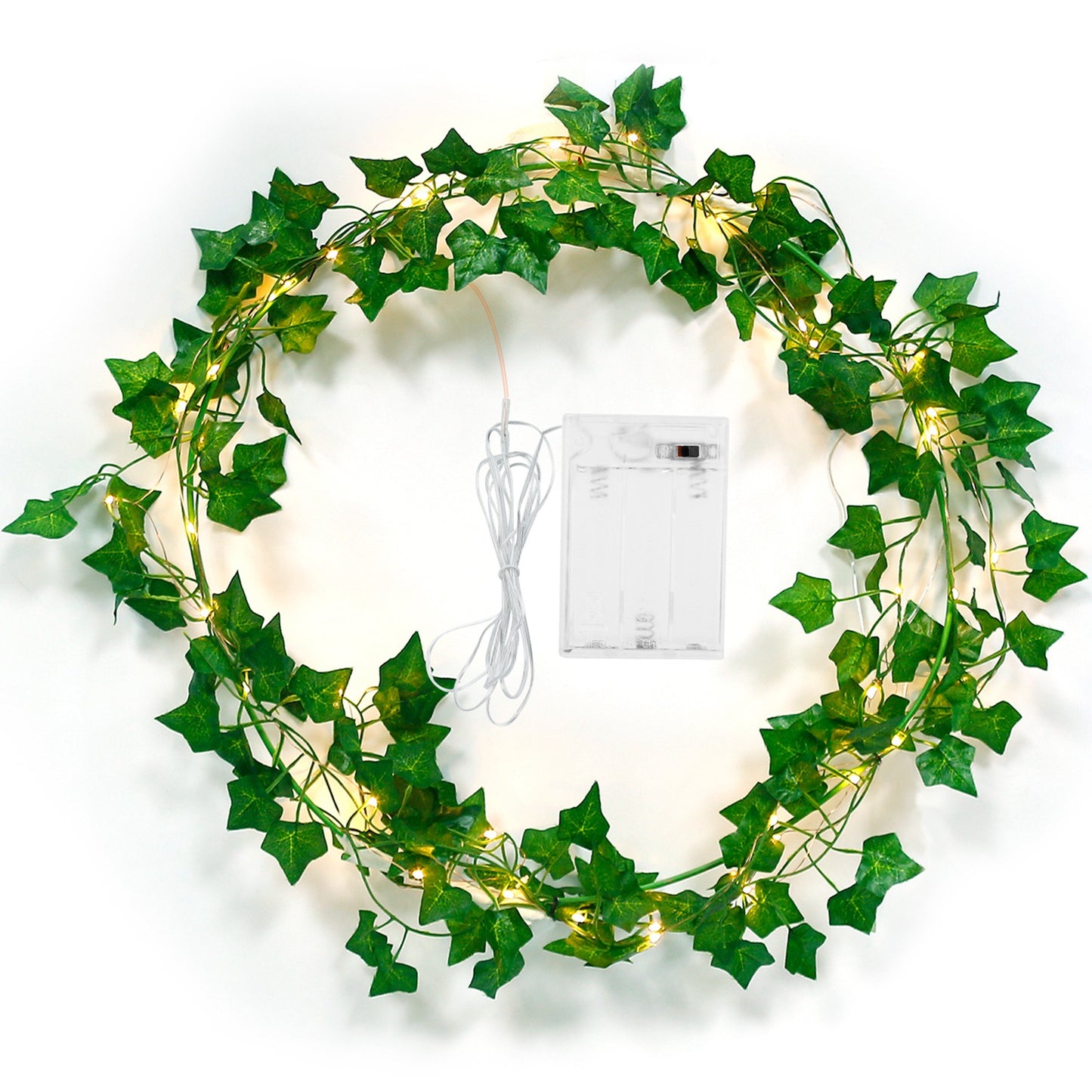 Artificial Ivy Battery Powered String Lights 360Pcs Leaves 100Pcs LED Beads