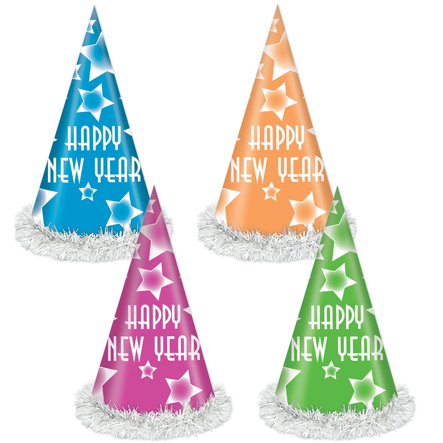Beistle Happy New Year Party Hats - 25 per package - New Years | Party Supply
