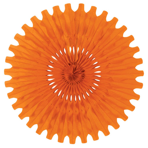 Beistle Orange Art-Tissue Fan - General Occasion | Party Supply | Decoration
