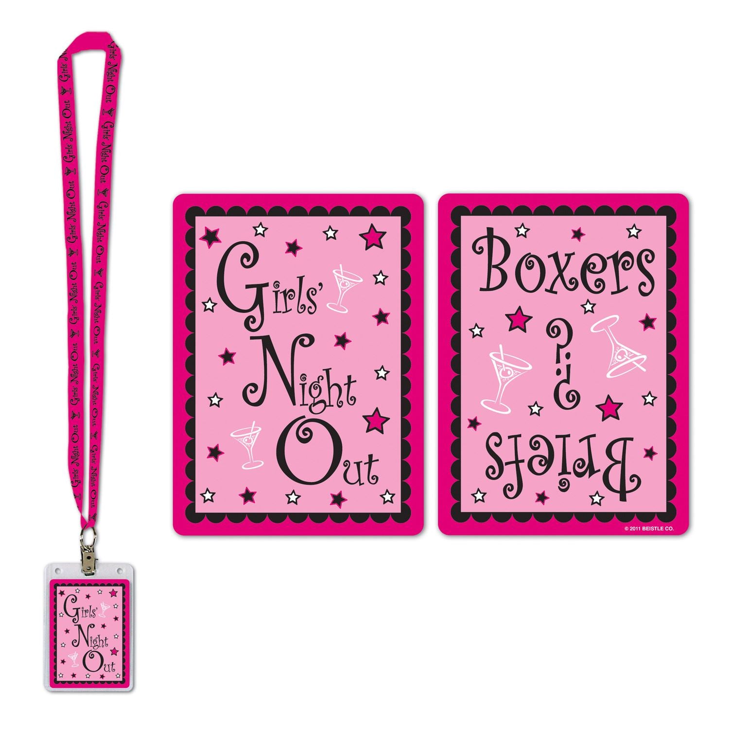 Beistle Girls' Night Out Party Pass - Bachelorette | Party Supply | Decoration