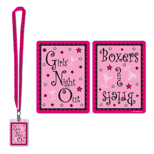 Beistle Girls' Night Out Party Pass - Bachelorette | Party Supply | Decoration