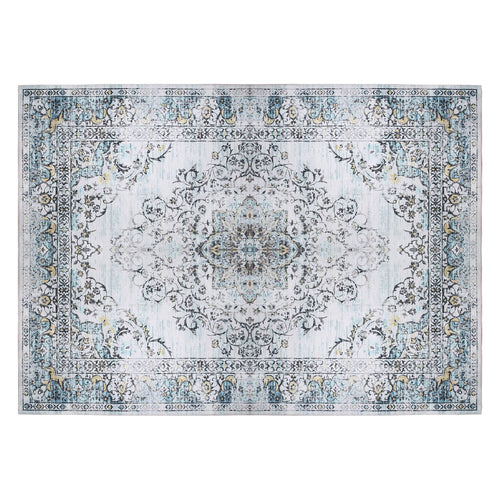 8x10FT Vintage Area Rug Modern Non Slip Carpet Boho Low Pile Soft Rug