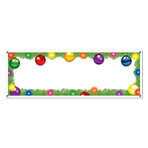 Beistle Holiday Sign Banner - Christmas/Winter | Party Supply | Decoration