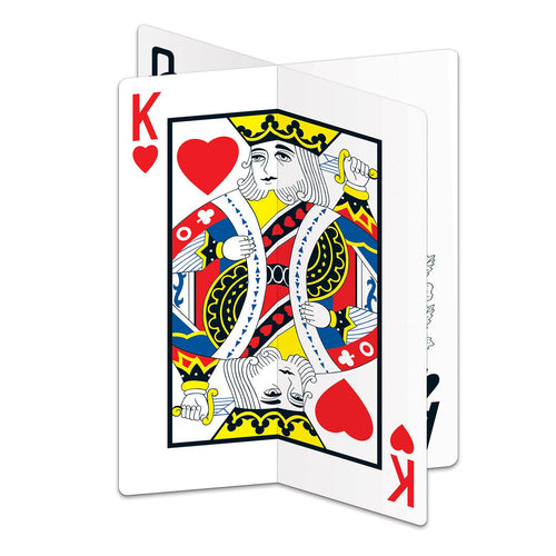 Beistle 3-D Playing Card Centerpiece - Casino | Party Supply | Decoration