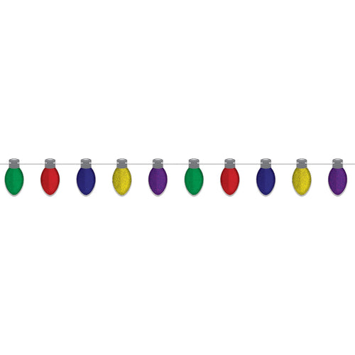 Beistle Christmas Light Bulb Streamer - Christmas/Winter | Party Supply