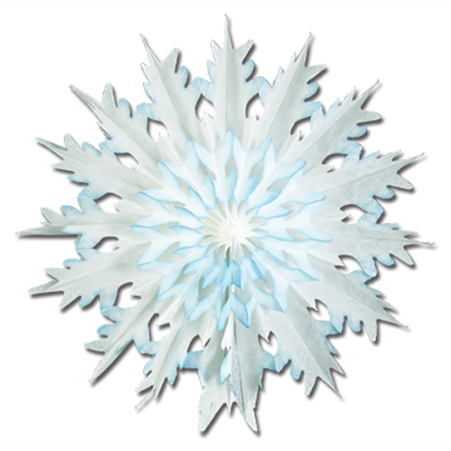 Beistle Dip-Dyed Snowflakes - Christmas/Winter | Party Supply | Decoration