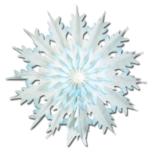 Beistle Dip-Dyed Snowflakes - Christmas/Winter | Party Supply | Decoration