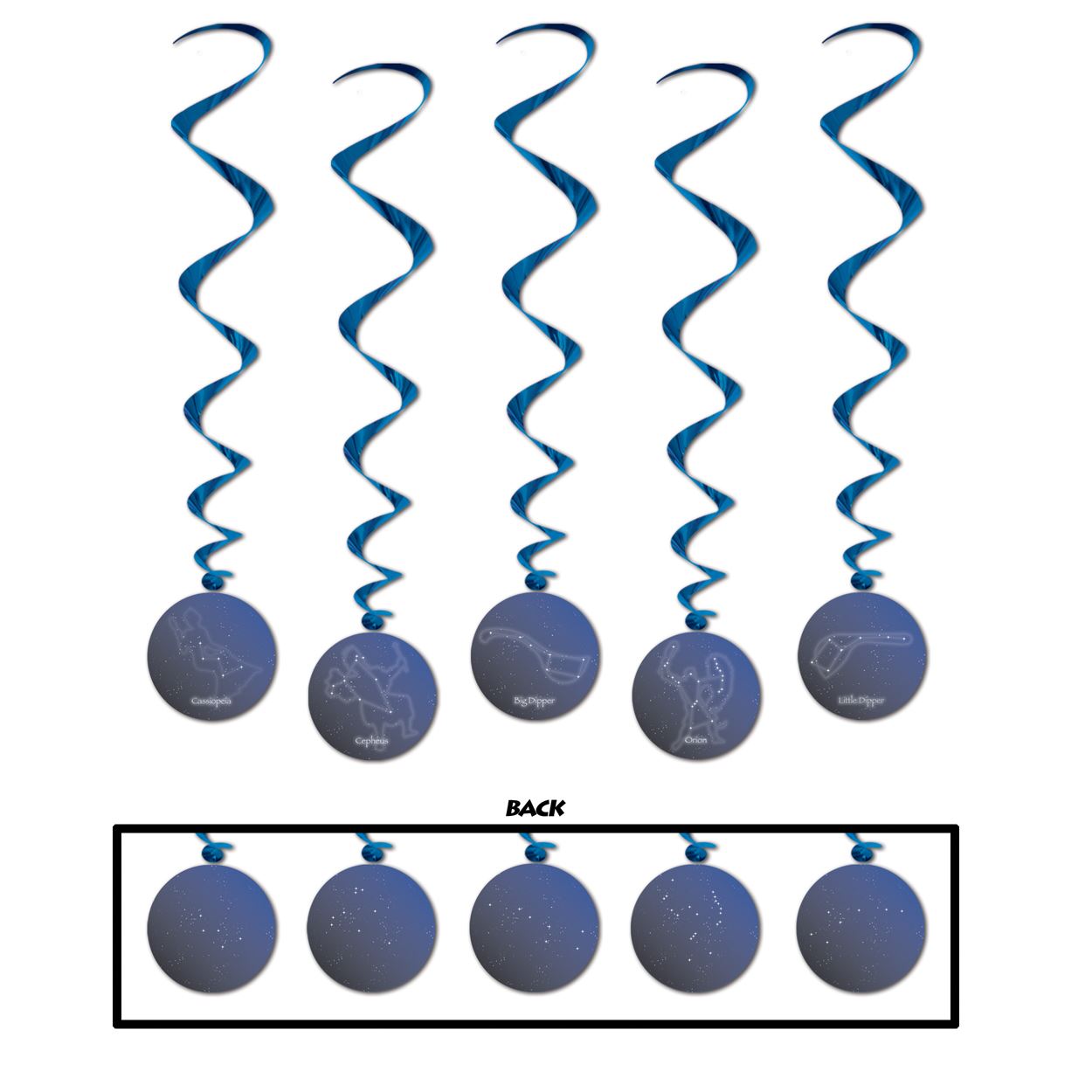 Beistle Constellation Whirls - Educational | Party Supply | Decoration | Award