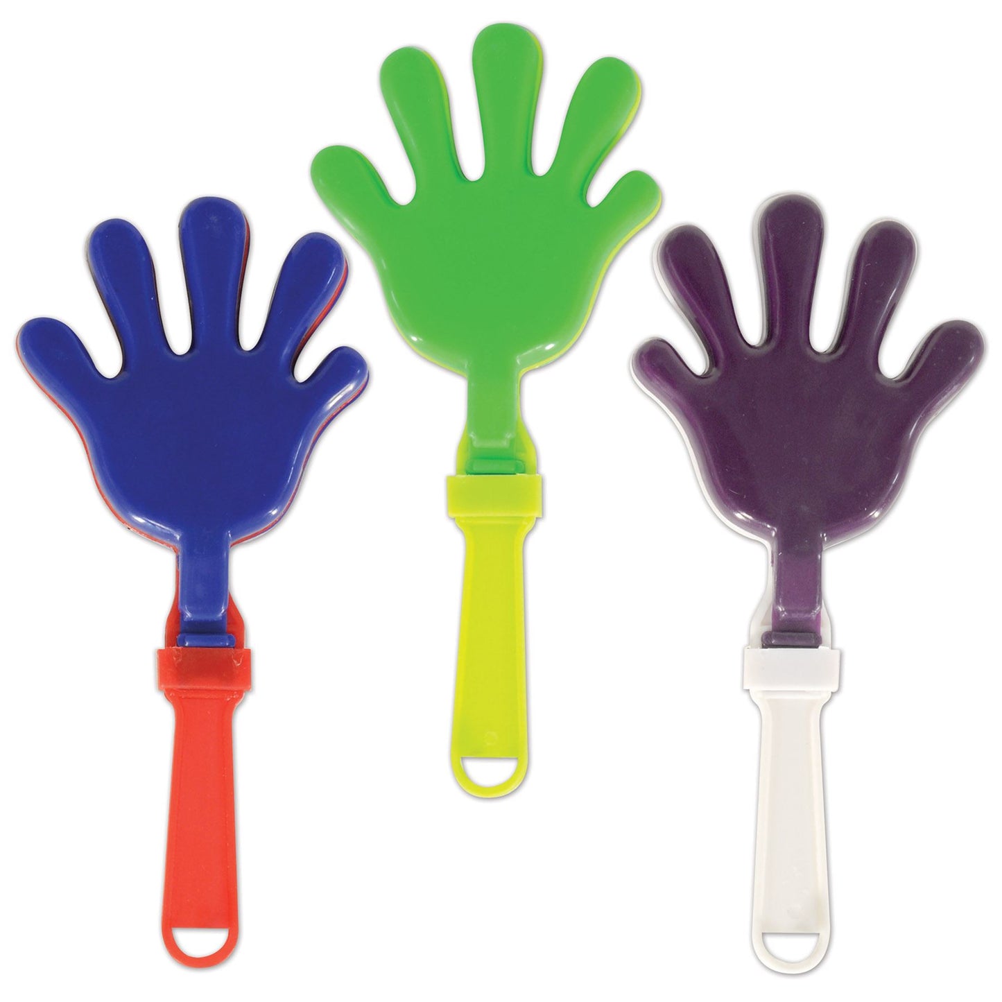 Beistle Assorted Medium Hand Clappers - School Spirit | Party Supply