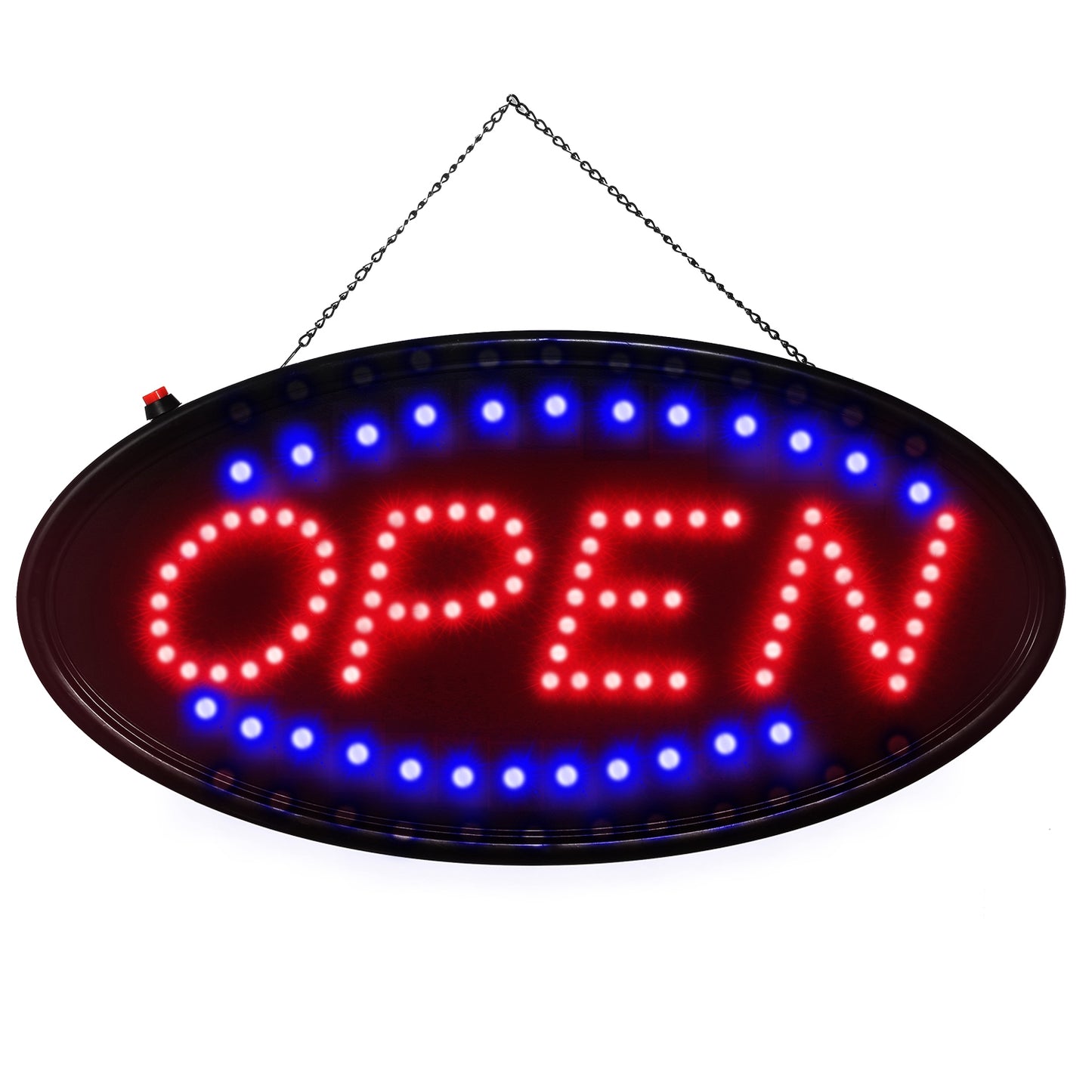 Ultra Bright LED Neon Open Sign Flash/Normal Lighting Store Business Sign