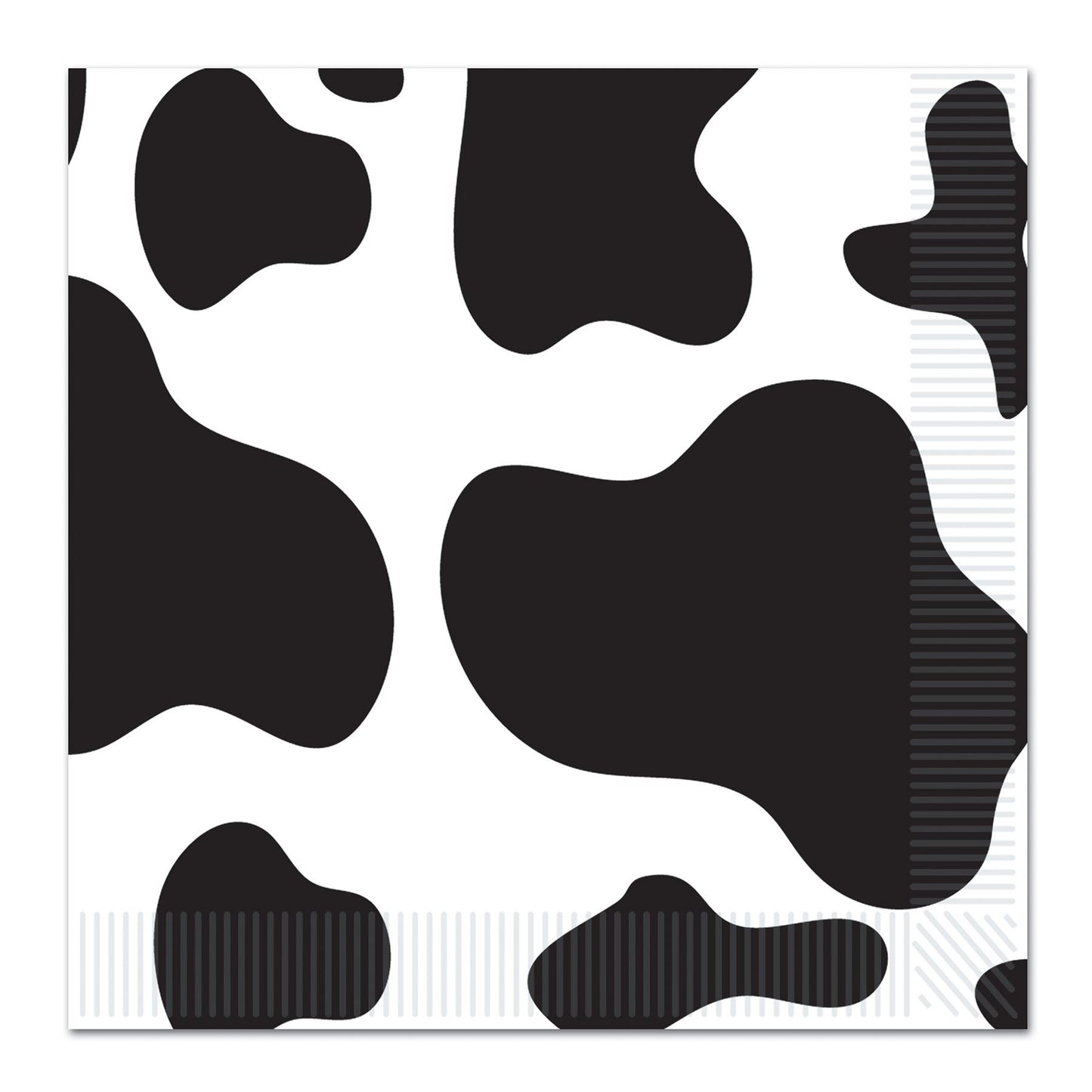 Beistle Cow Print Beverage Napkins - Farm | Party Supply | Decoration