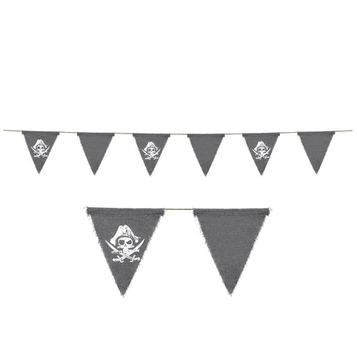 Beistle Pirate Fabric Pennant Banner | Party Supply | Decoration