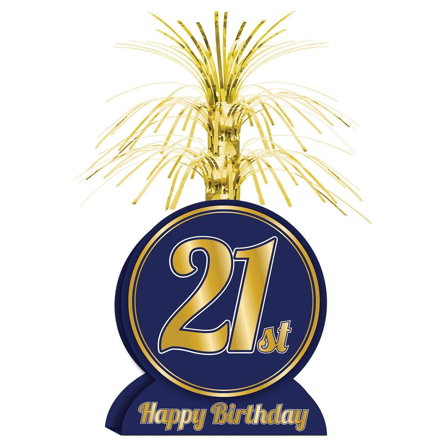 Beistle 21st Birthday Centerpiece | Party Supply | Decoration