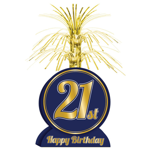 Beistle 21st Birthday Centerpiece | Party Supply | Decoration