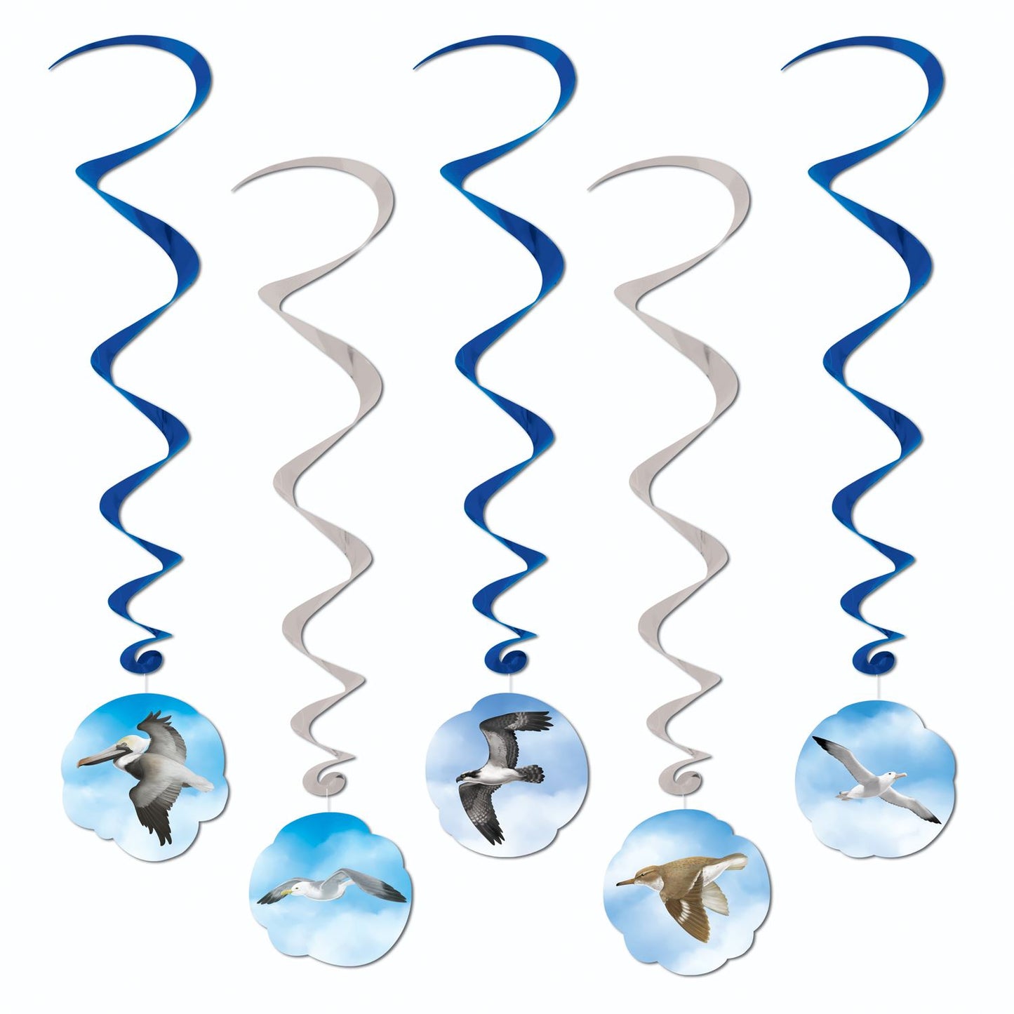 Beistle Ocean Bird Whirls - Nautical | Party Supply | Decoration