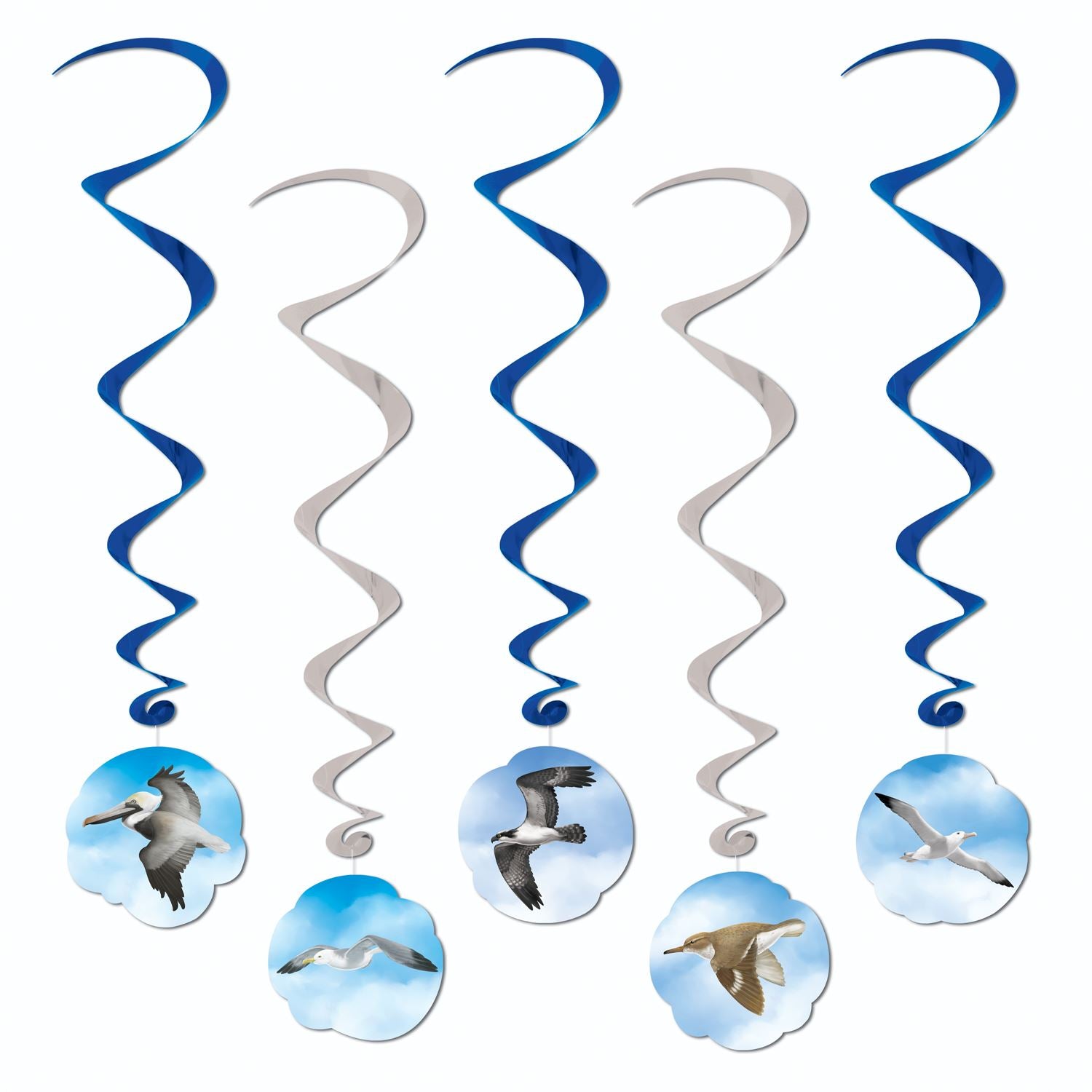 Beistle Ocean Bird Whirls - Nautical | Party Supply | Decoration