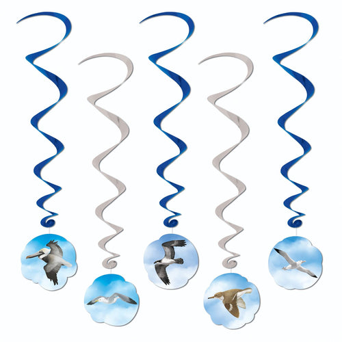 Beistle Ocean Bird Whirls - Nautical | Party Supply | Decoration