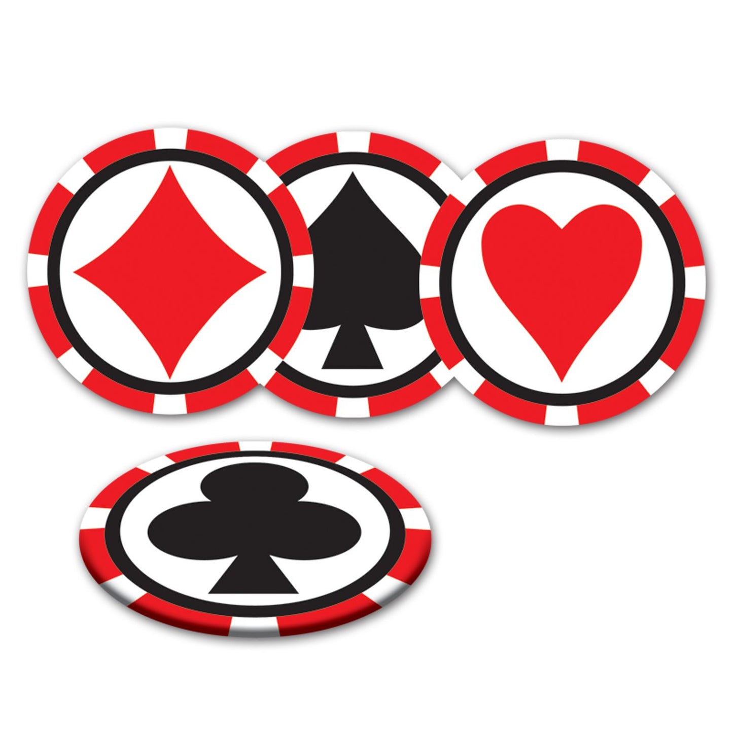 Beistle Casino Coasters | Party Supply | Decoration