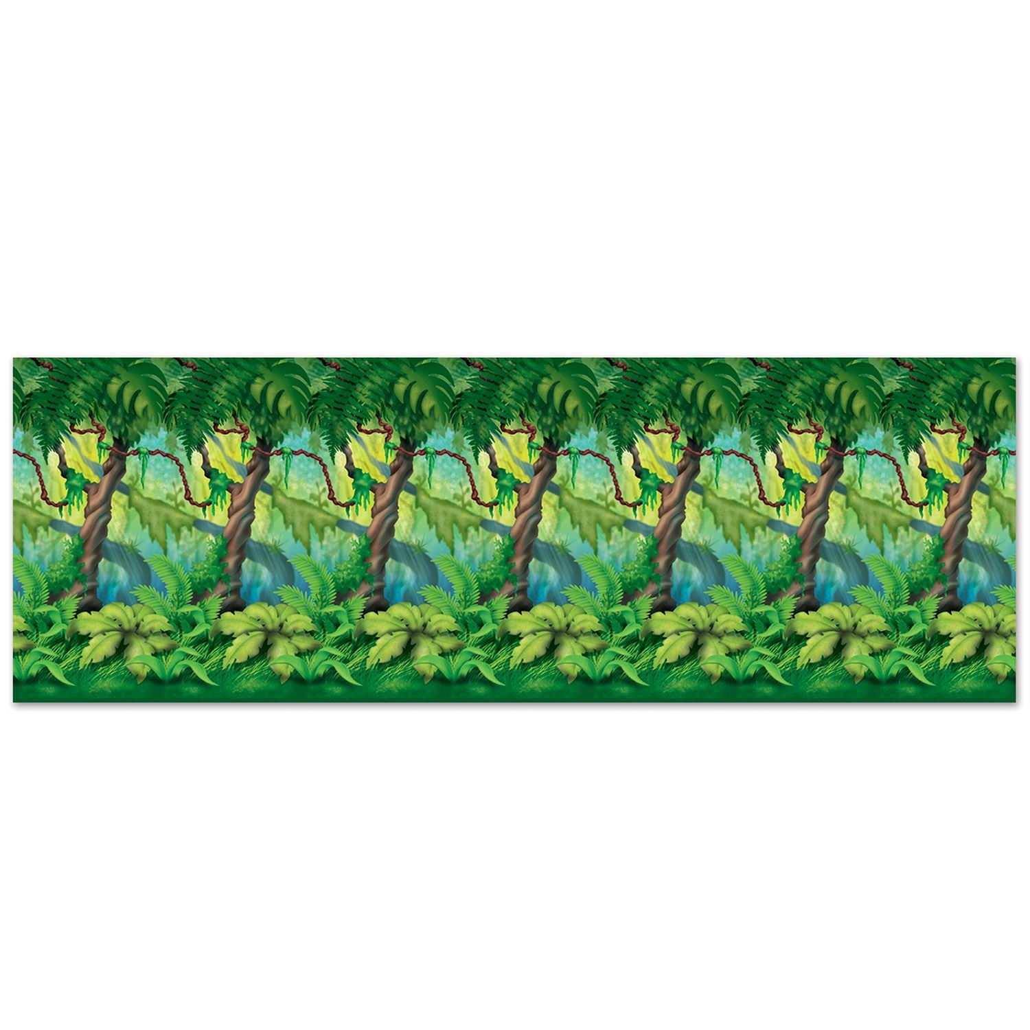 Beistle Jungle Trees Backdrop | Party Supply | Decoration