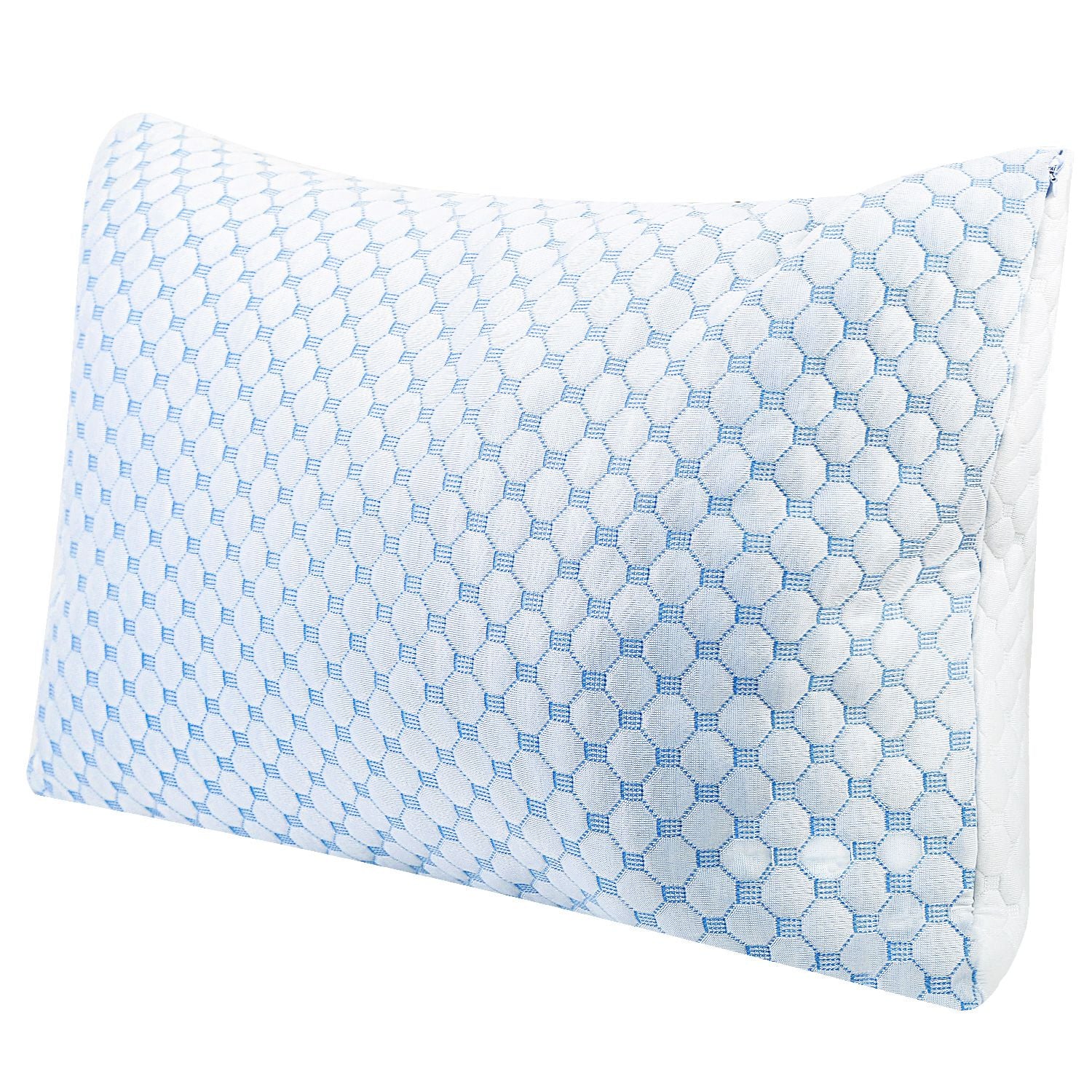 Cooling Memory Foam Pillow Ventilated Soft Bed Pillow w/ Cooling Gel Infused
