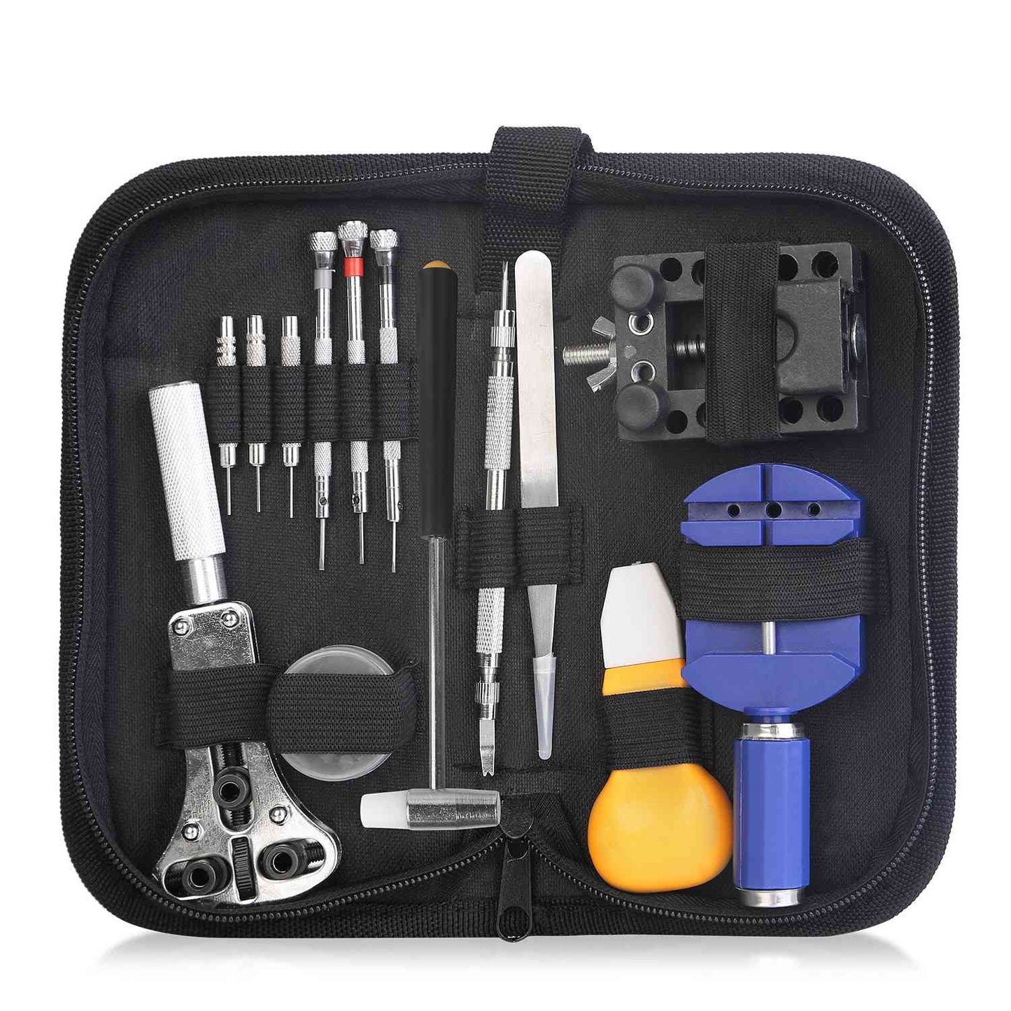 14 PCS Watch Repair Tool Kit Link Remover Watch Case Opener w/ Free Carrying