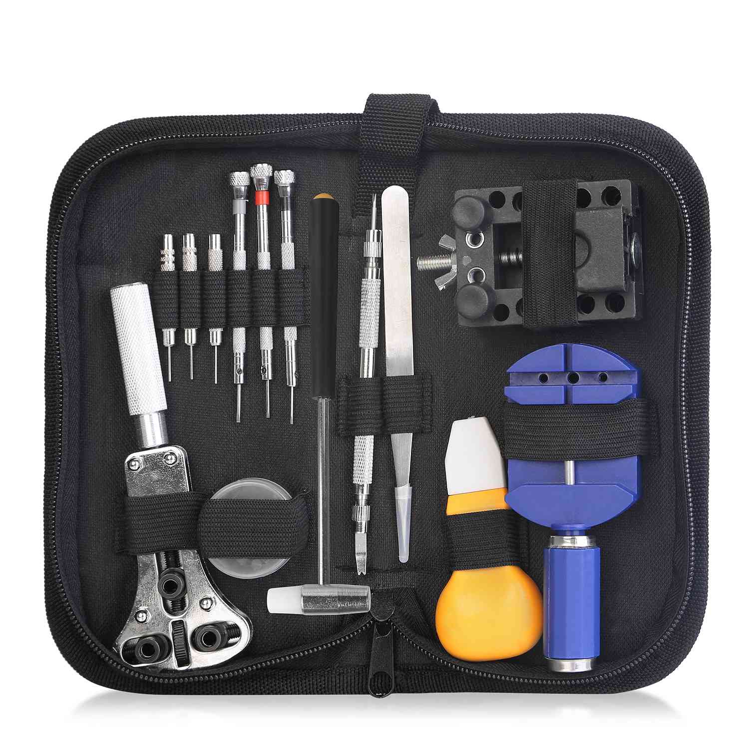 14 PCS Watch Repair Tool Kit Link Remover Watch Case Opener w/ Free Carrying