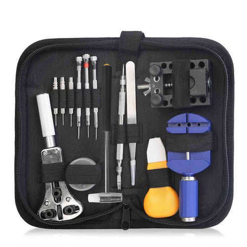 14 PCS Watch Repair Tool Kit Link Remover Watch Case Opener w/ Free Carrying
