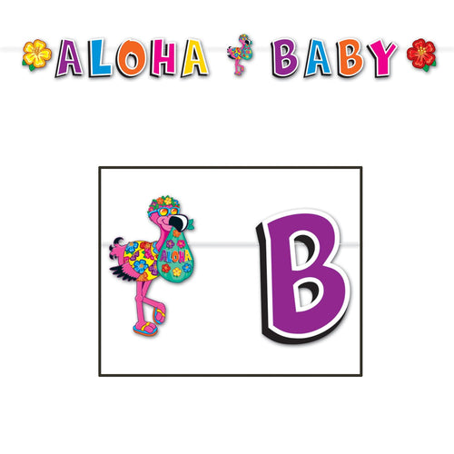 Beistle Hula Baby Streamer - Baby Shower | Party Supply | Decoration