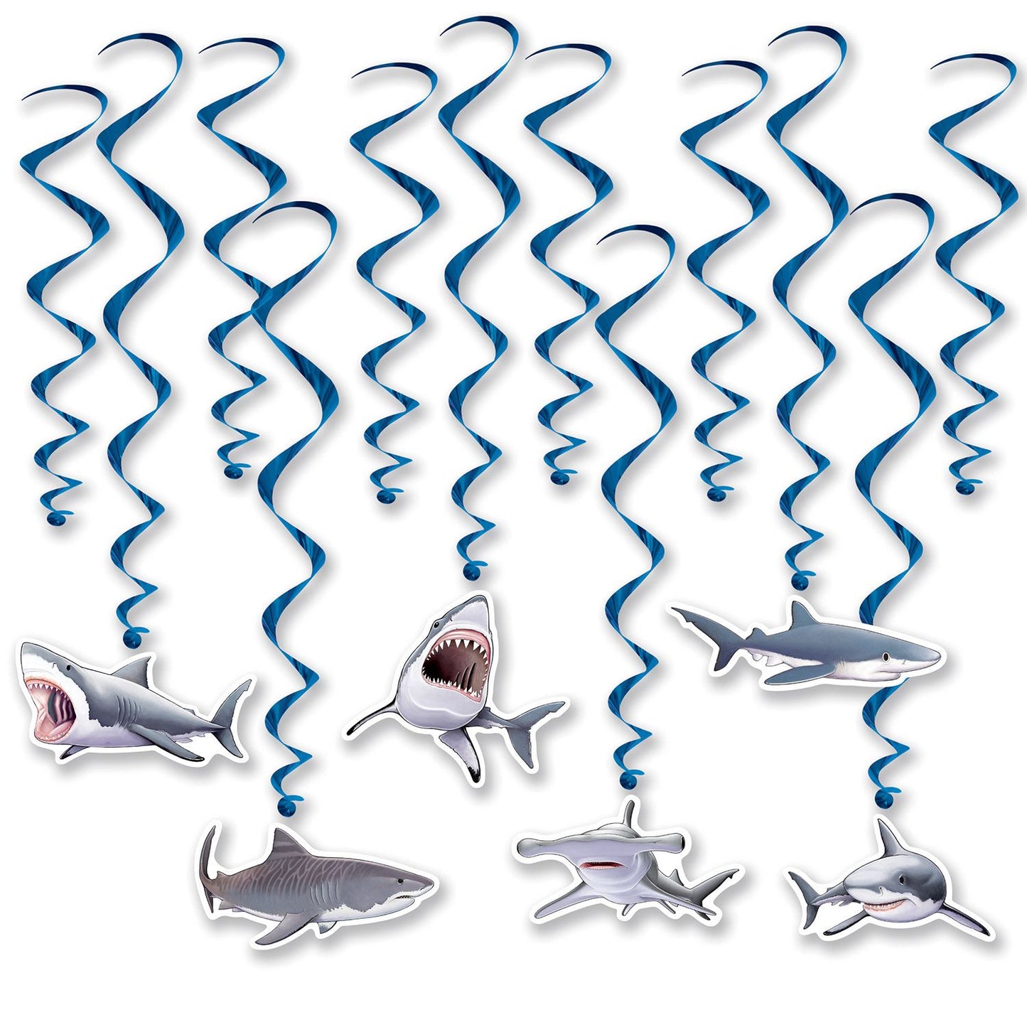 Beistle Shark Whirls | Party Supply | Decoration