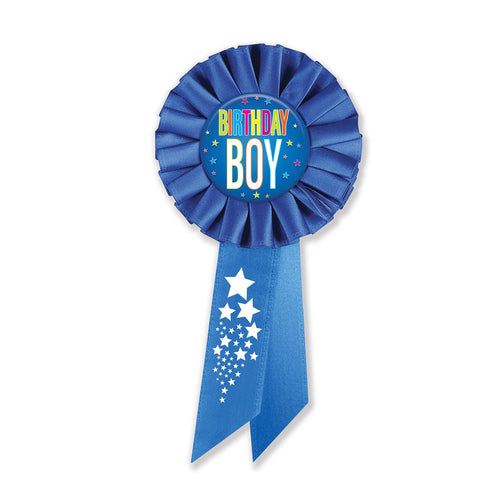 Beistle Birthday Boy Rosette | Party Supply | Decoration