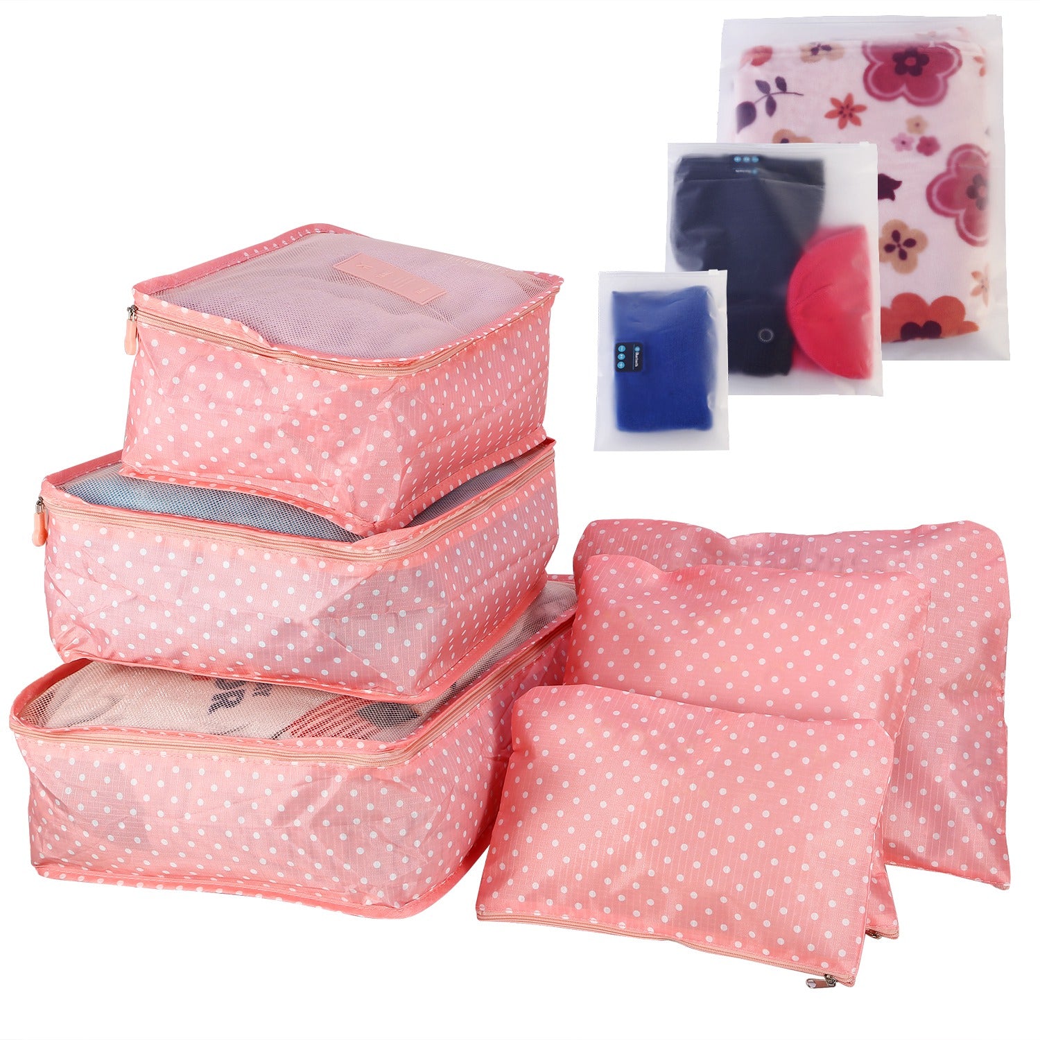 9Pcs Clothes Storage Bags Water-Resistant Travel Luggage Organizer Clothing 3238
