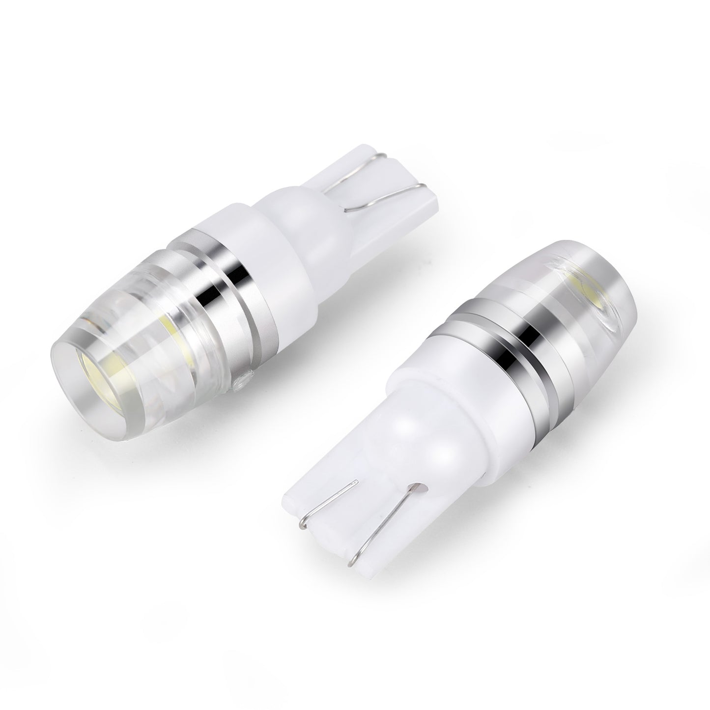 10PCS T10 LED Bulbs 194 LED Lights 12V 1W 5730 Xenon White Wedge Base LED