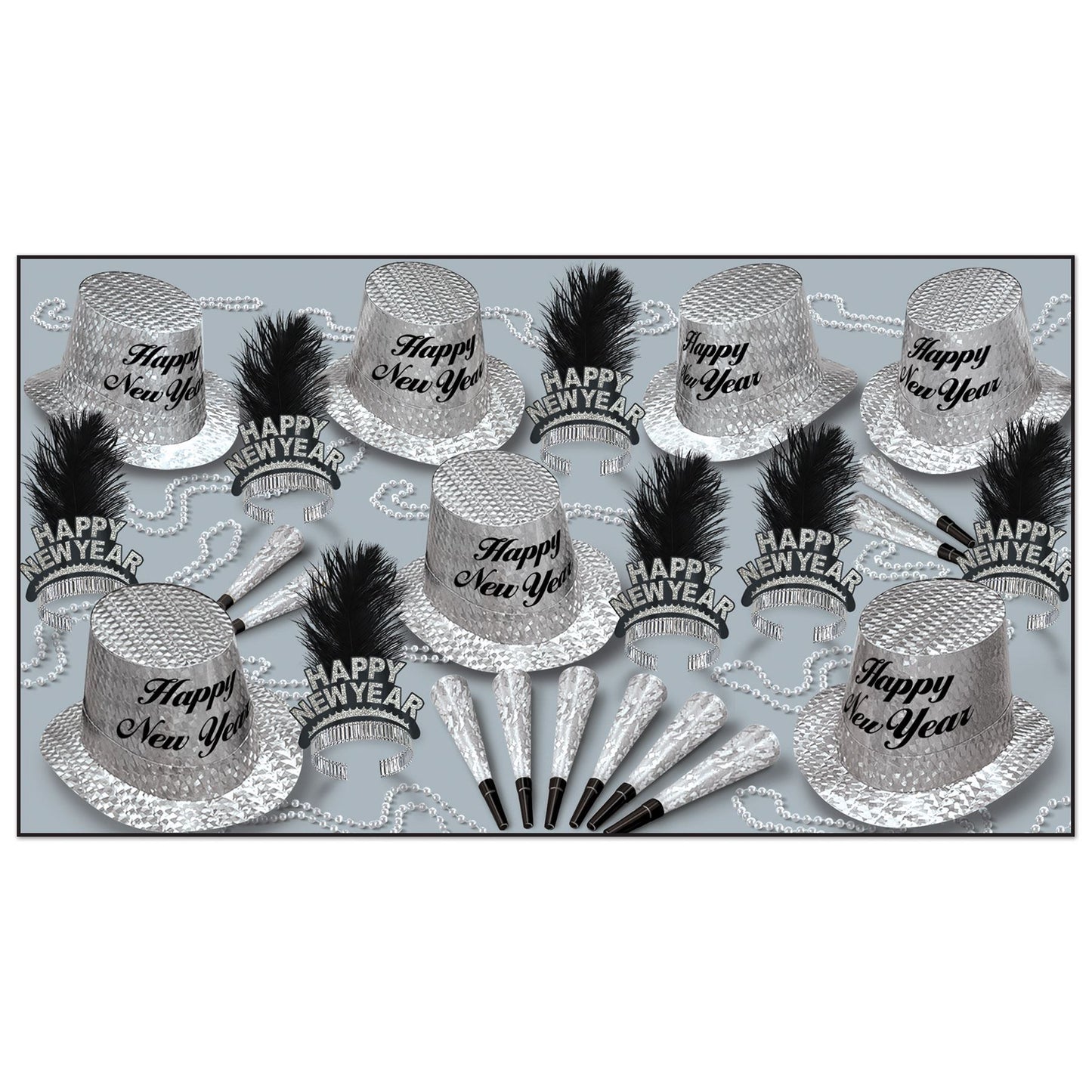 Beistle Diamond New Year Assortment (for 50 People) - New Years | Party Supply