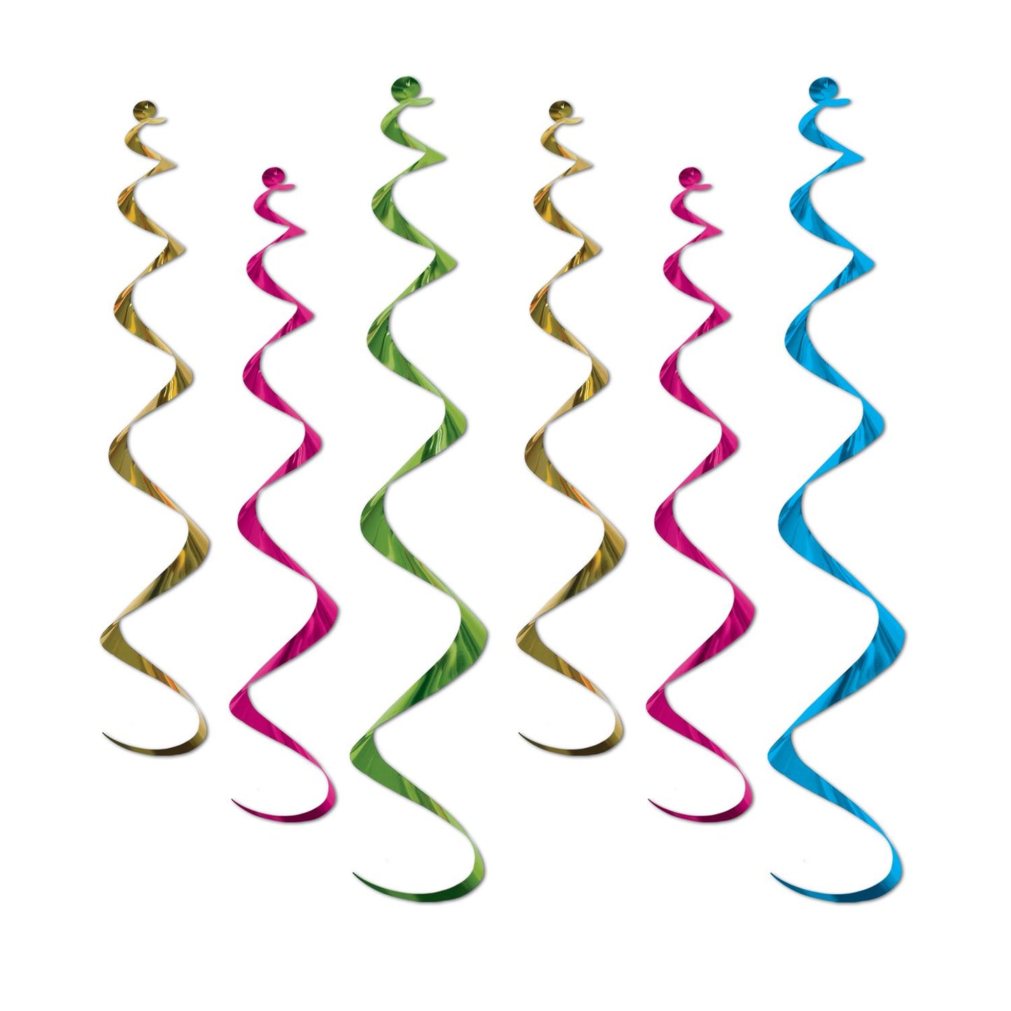 Beistle Neon Twirly Whirlys - General Occasion | Party Supply | Decoration