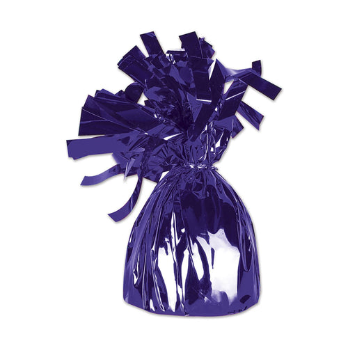 Beistle Purple Metallic Wrapped Balloon Weight - General Occasion | Party