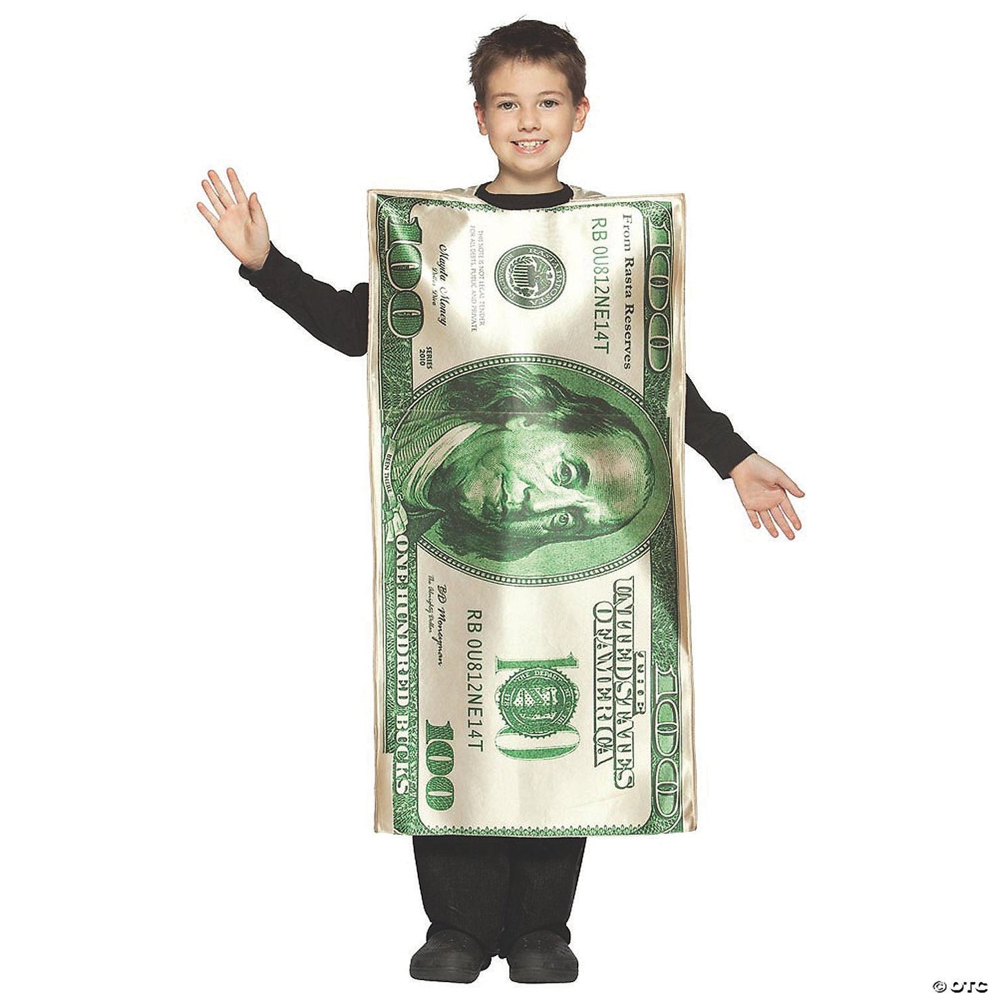 $100 Dollar Bill Child Costume