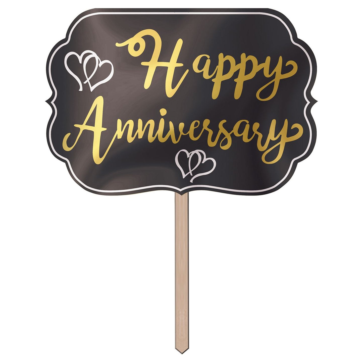 Beistle Foil Happy Anniversary Yard Sign | Party Supply | Decoration