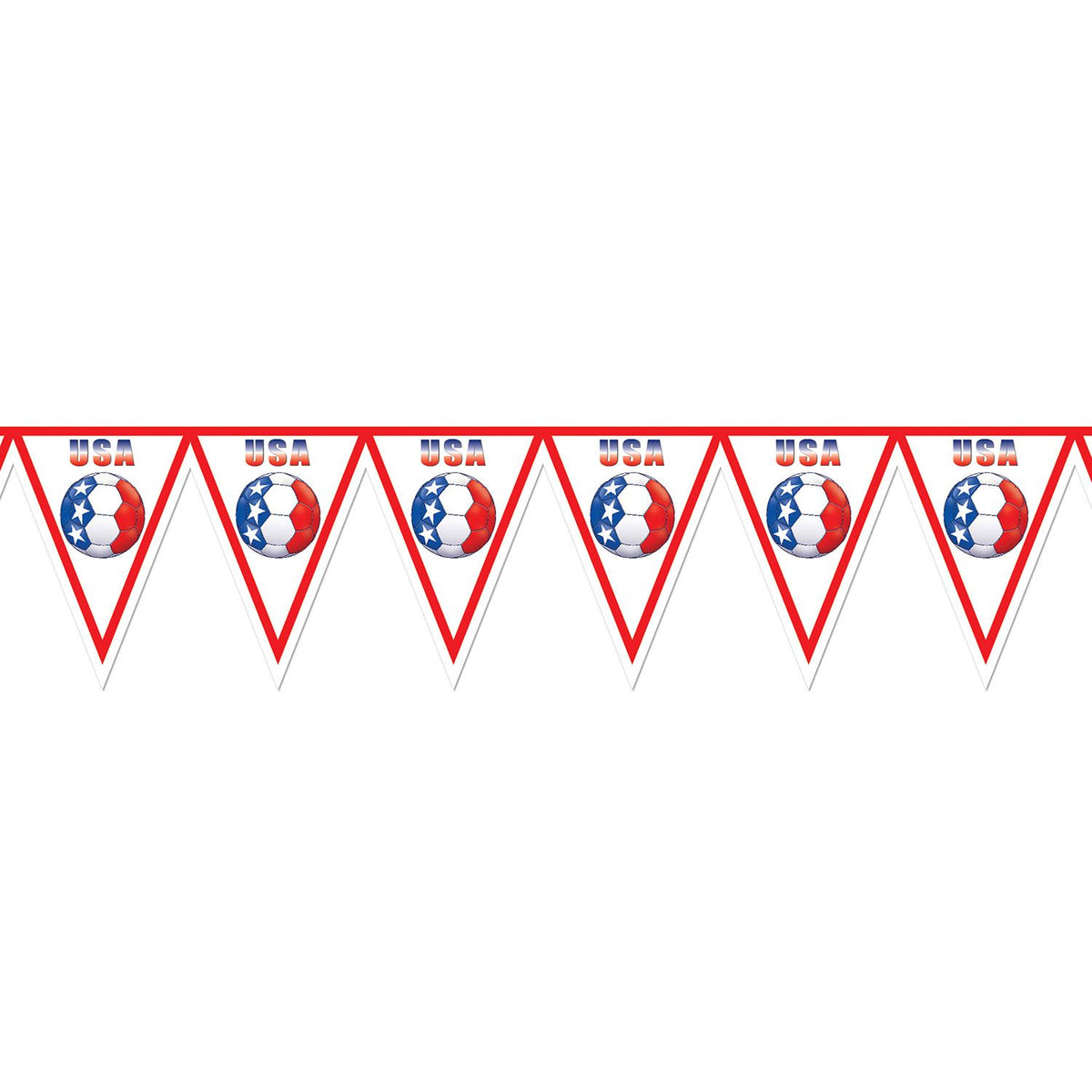 United States Soccer Pennant Banner