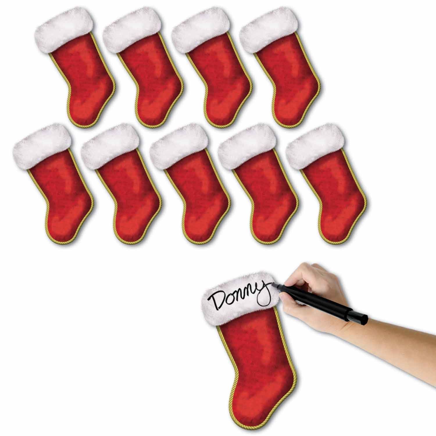 Beistle Christmas Stocking Cutouts - Christmas/Winter | Party Supply
