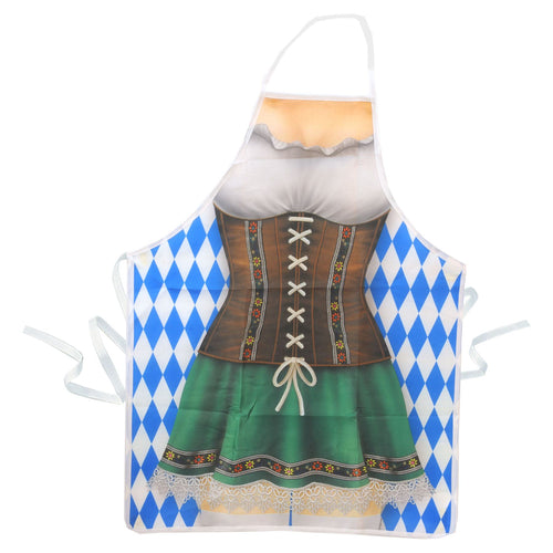 Beistle Fraulein Fabric Novelty Apron - Oktoberfest | Party Supply