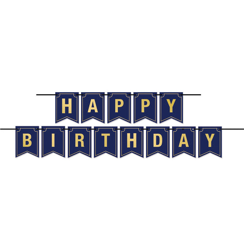 Beistle Foil Happy Birthday Streamer - 21st Birthday | Party Supply