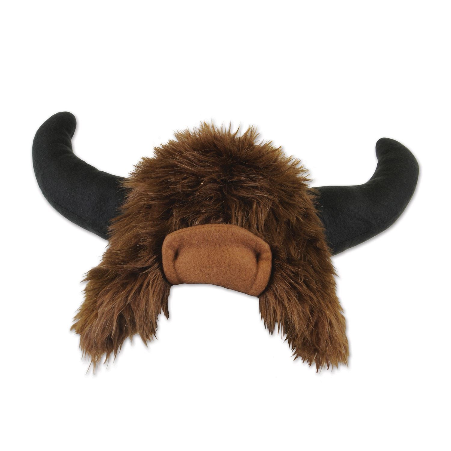 Beistle Plush Buffalo Hat - Western | Party Supply | Decoration