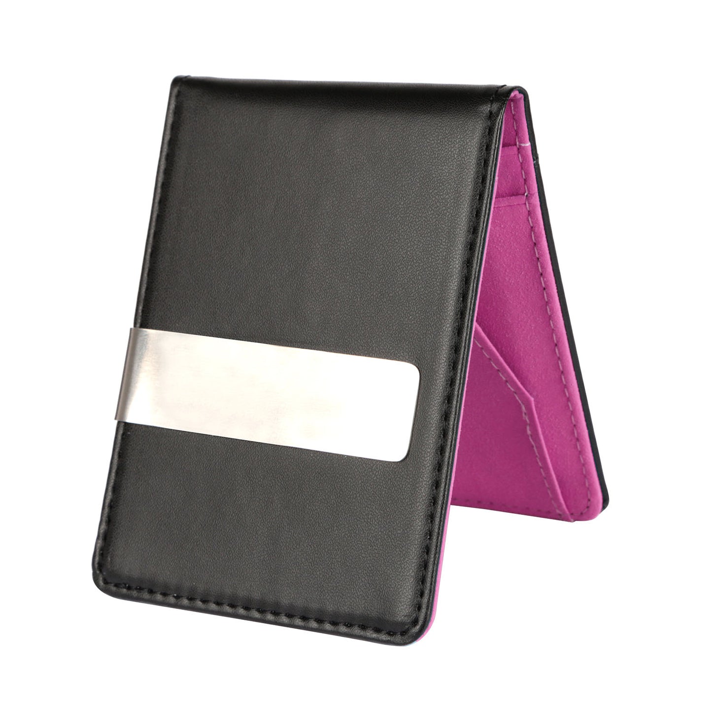 Unisex PU Leather Wallet RFID Blocking Slim Bifold Credit Card Holder with